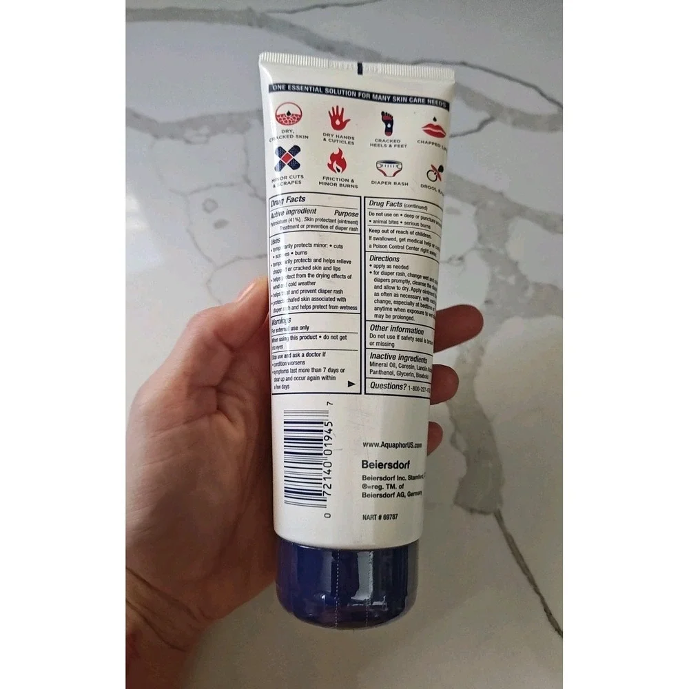Aquaphor Advanced Therapy Healing Ointment Dry Skin Protectant 7 oz‎